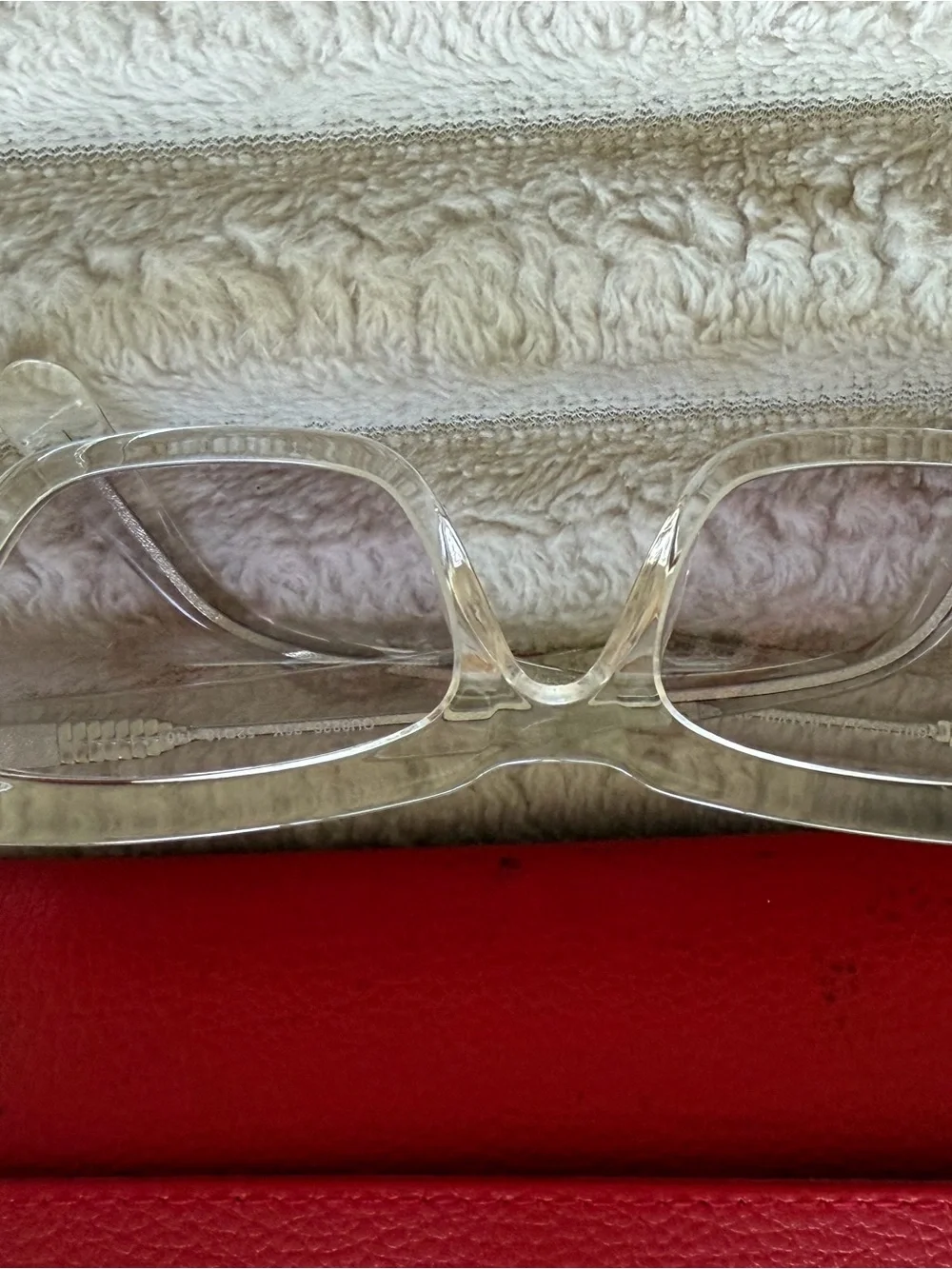 Guess transparent framed